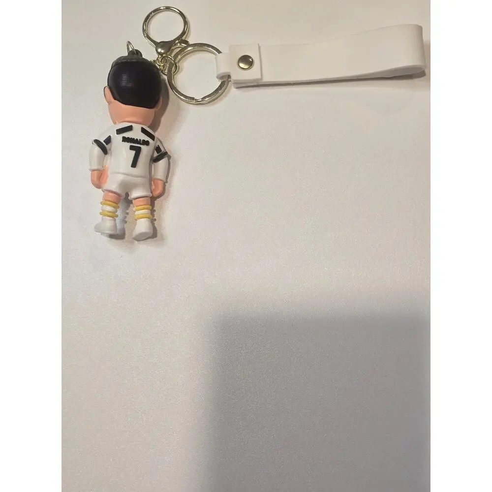 Soccer Football Player & World Cup Keychain